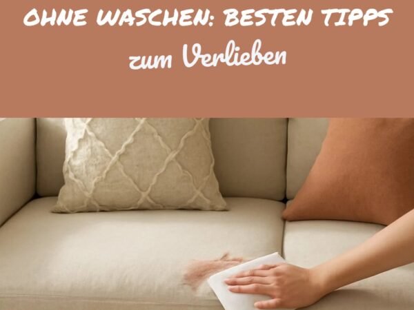 Flecken Entfernen ohne Waschen: Die besten Tipps & Hausmittel