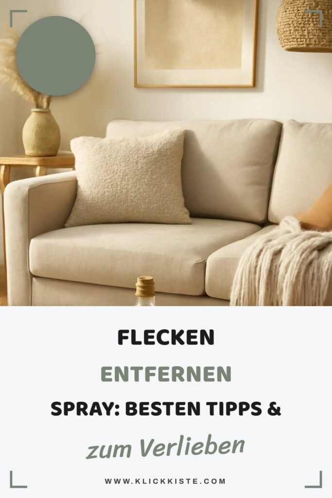 Flecken Entfernen Spray: Die besten Tipps & Hausmittel