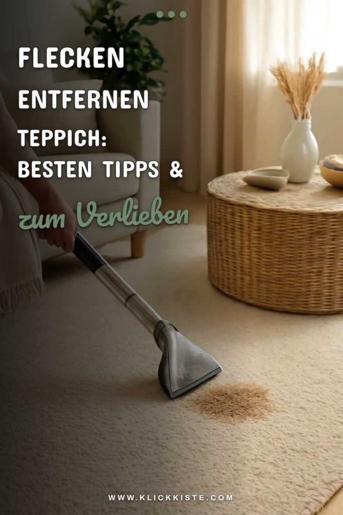 Flecken Entfernen Teppich: Die besten Tipps & Hausmittel