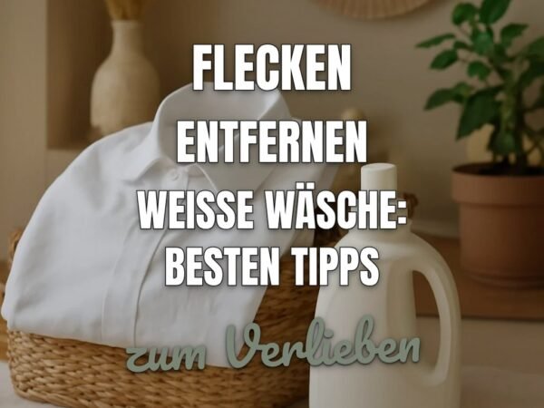Flecken Entfernen Weiße Wäsche: Die besten Tipps & Hausmittel