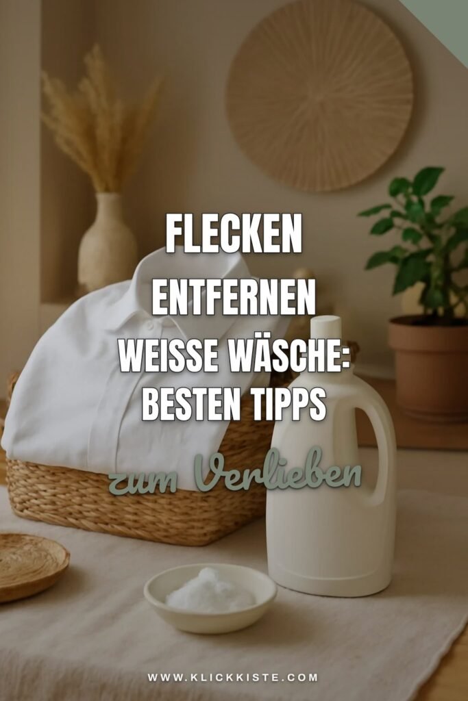 Flecken Entfernen Weiße Wäsche: Die besten Tipps & Hausmittel