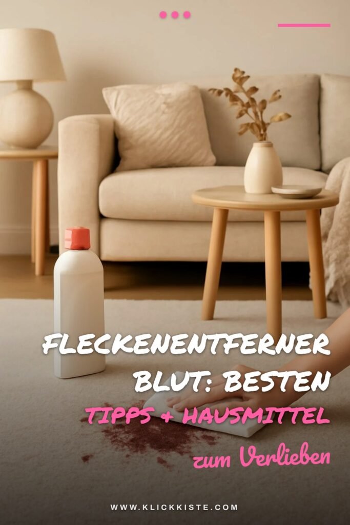 Fleckenentferner Blut: Die besten Tipps & Hausmittel
