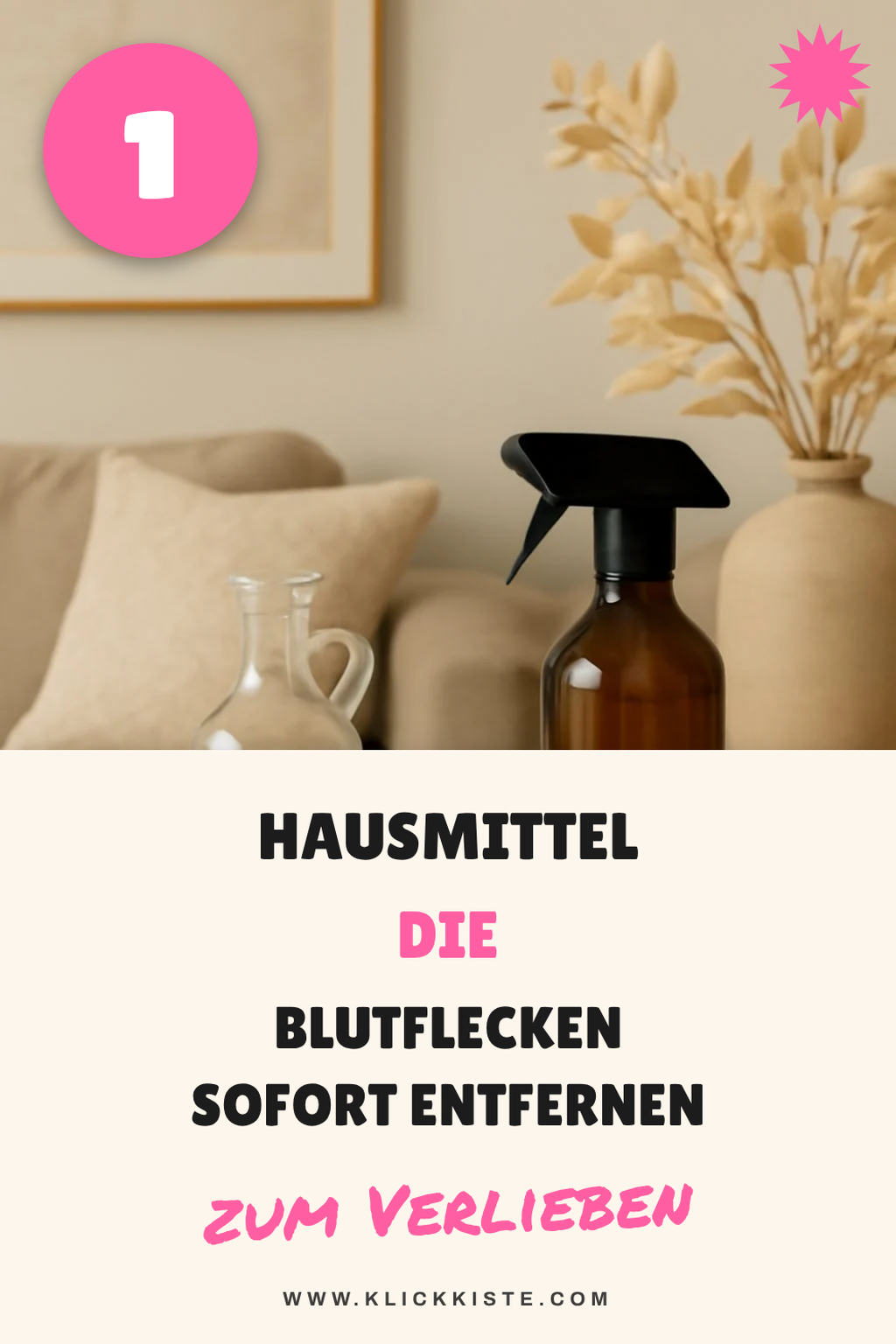 So entfernst du Blutflecken mit Hausmitteln