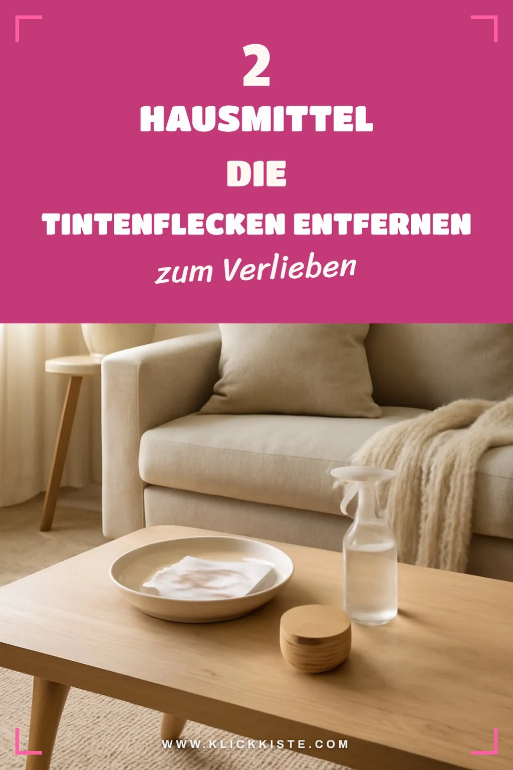 Diese Hausmittel helfen gegen Tintenflecken