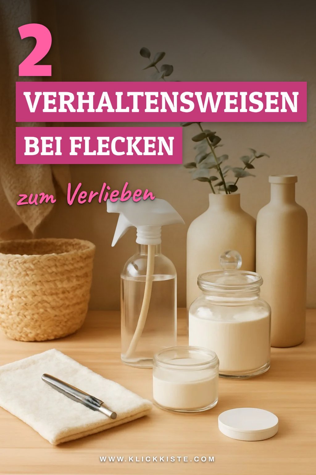 Das richtige Verhalten bei Flecken