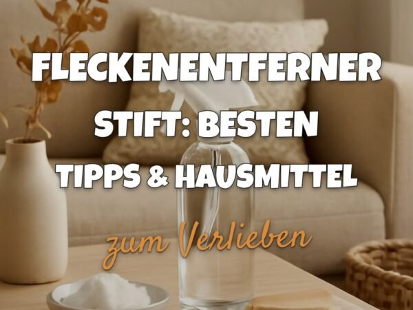 Fleckenentferner Stift: Die besten Tipps & Hausmittel