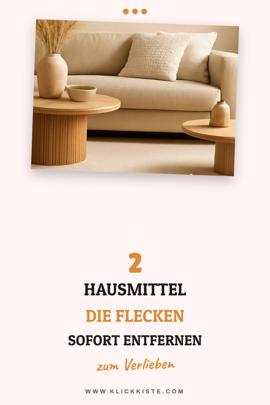 So entfernst du Flecken mit Hausmitteln schnell und effektiv