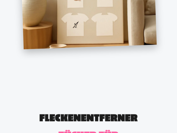 Fleckenentferner Tücher für Unterwegs: Die besten Tipps & Hausmittel