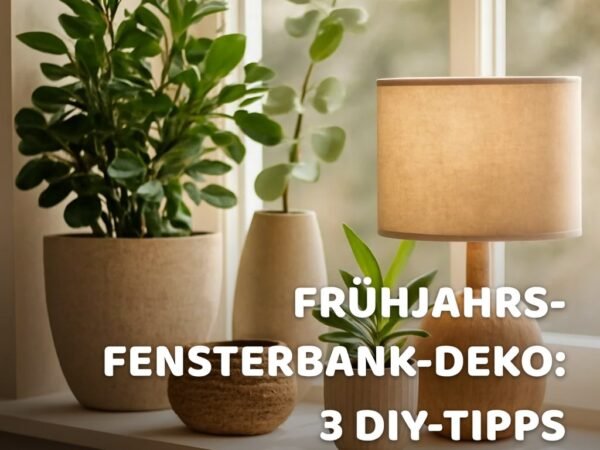Frühjahrs-Fensterbank-Deko: 3 DIY-Tipps für frische Akzente
