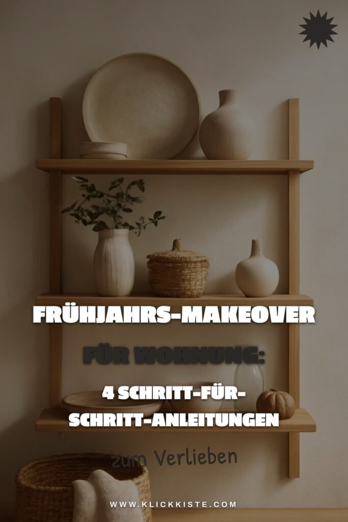 Frühjahrs-Makeover für die Wohnung: 4 Schritt-für-Schritt-Anleitungen
