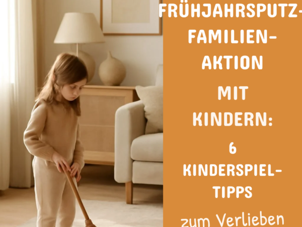 Frühjahrsputz-Familien-Aktion mit Kindern: 6 Kinderspiel-Tipps