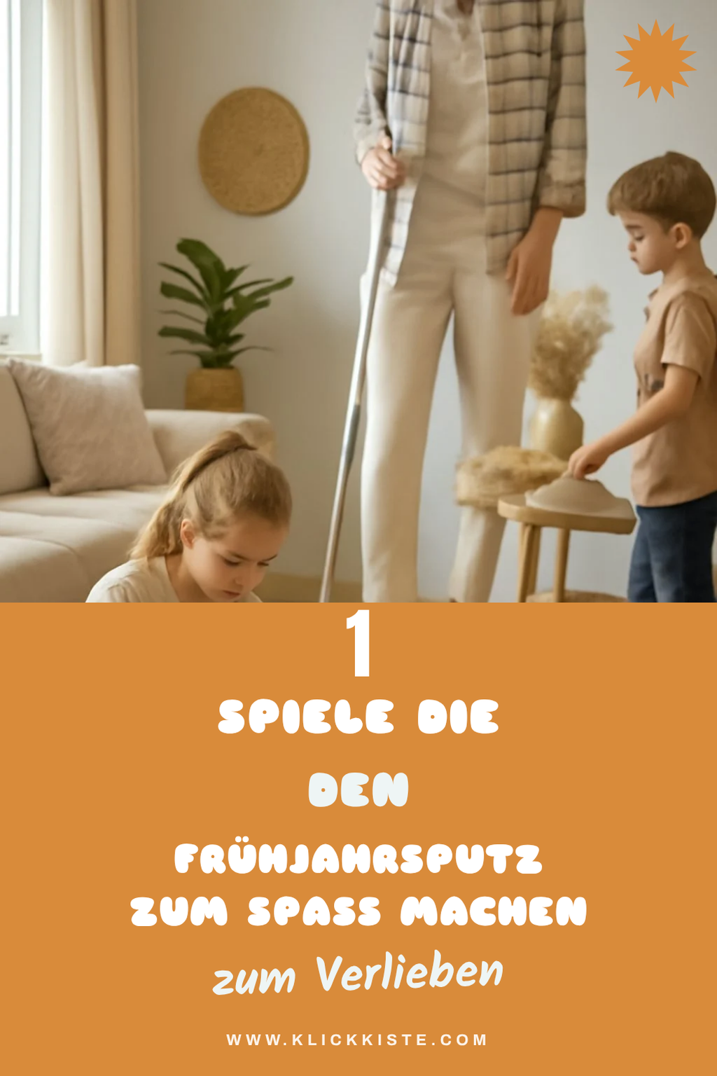 Diese 6 Spiele machen den Frühjahrsputz zum Familien-Spaß