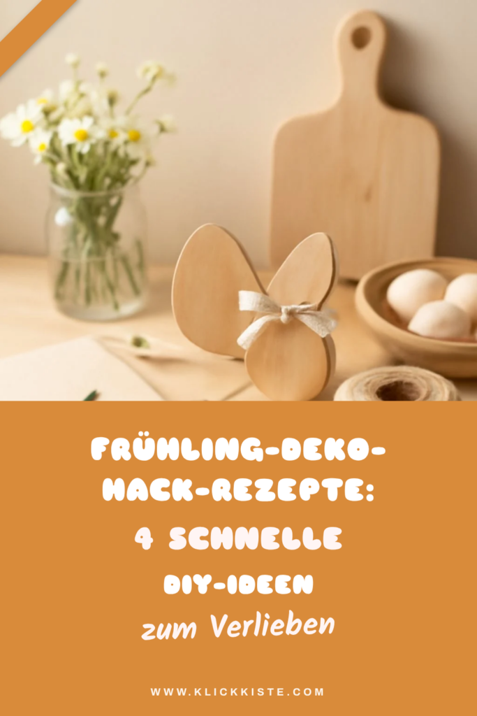 Frühling-Deko-Hack-Rezepte: 4 schnelle DIY-Ideen