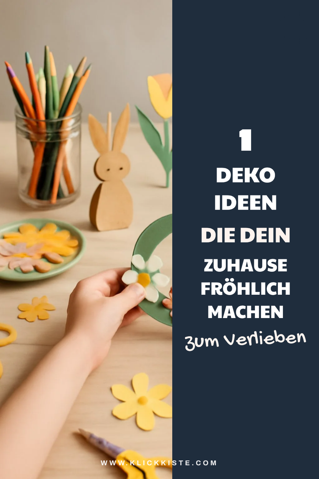 So gestalten deine Kinder fröhliche Frühlingsdeko
