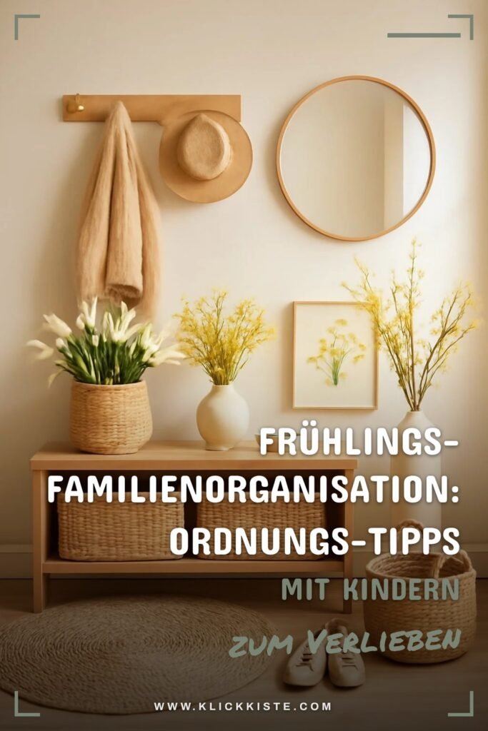 Frühlings-Familienorganisation: Ordnungs-Tipps mit Kindern