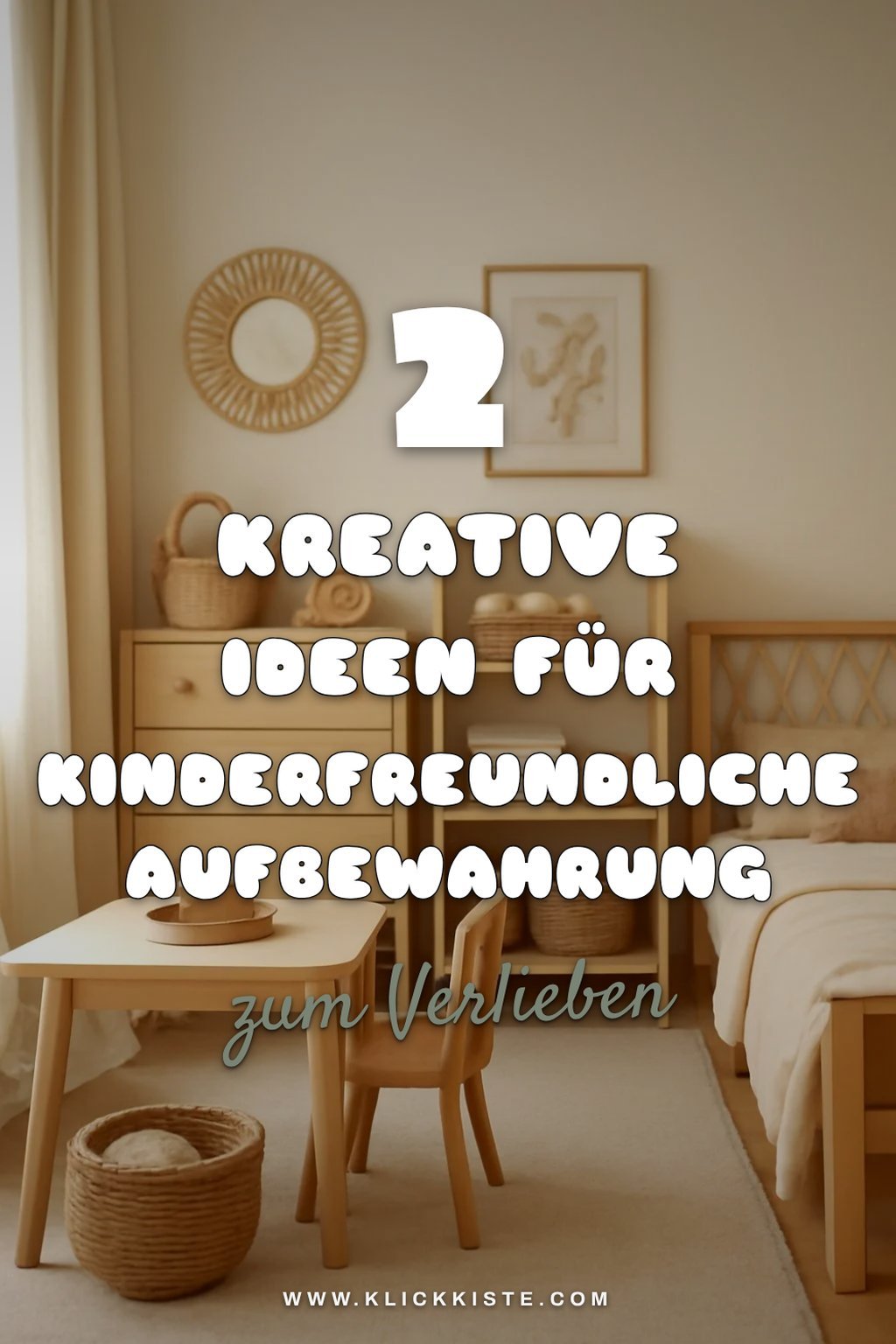 Spaßige Aufbewahrungslösungen für Kinder