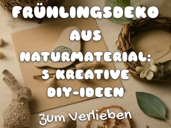 Frühlingsdeko aus Naturmaterial: 5 kreative DIY-Ideen