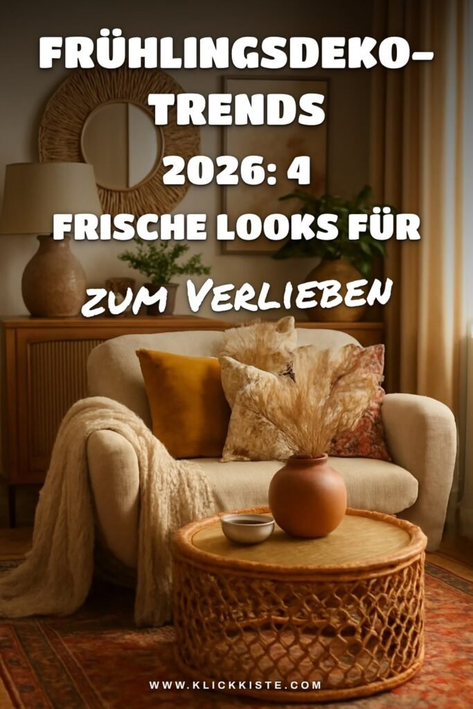 Frühlingsdeko-Trends 2026: 4 frische Looks für jedes Zimmer