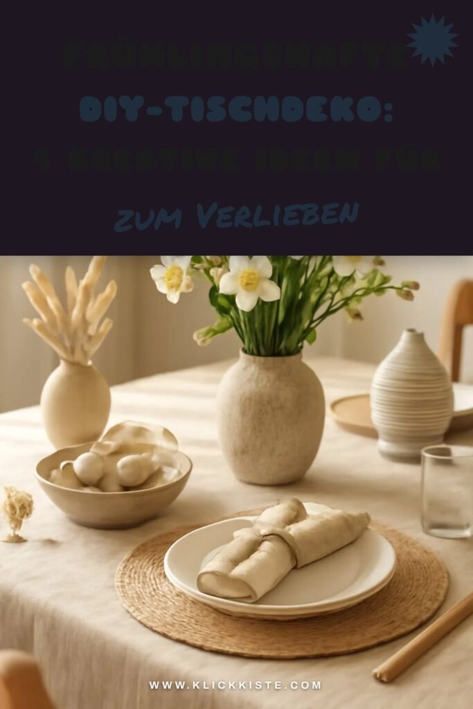 Frühlingshafte DIY-Tischdeko: 4 kreative Ideen für deine Feier