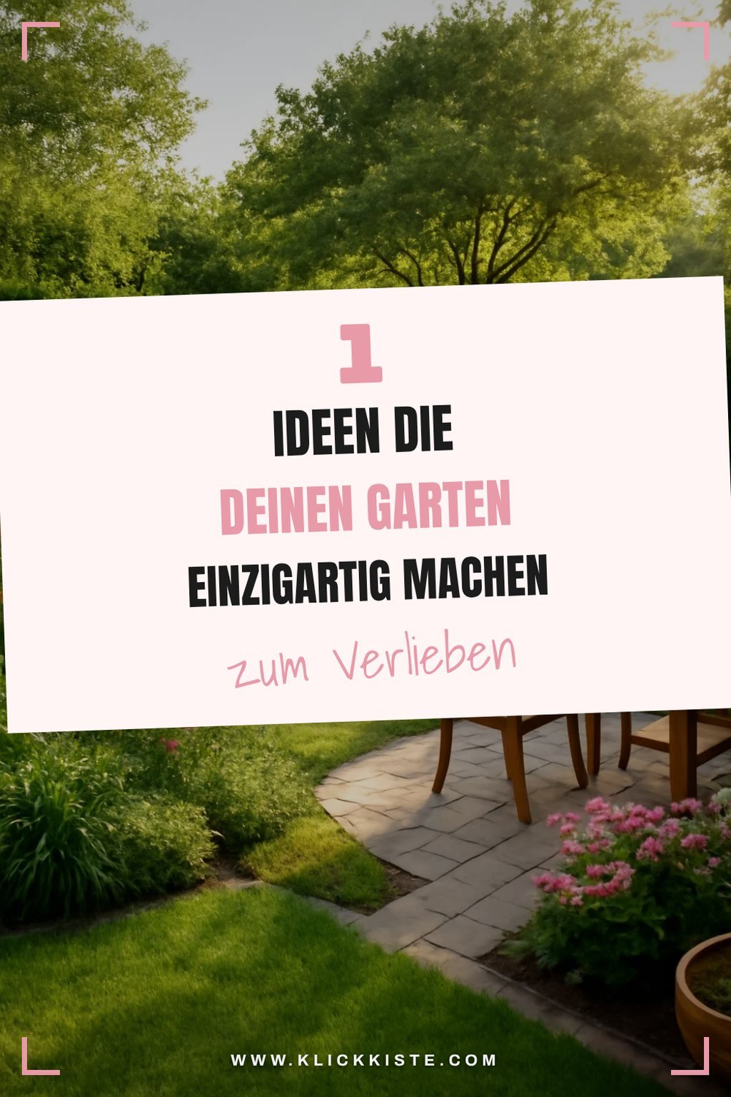 So gestaltest du deinen Garten kreativ und familienfreundlich
