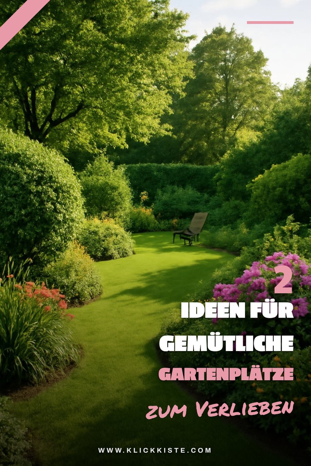 So schaffst du gemütliche Rückzugsorte im Garten