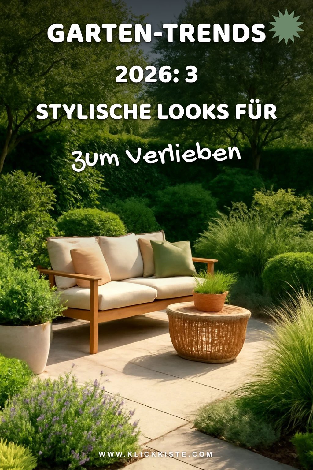 Garten-Trends 2026: 3 stylische Looks für den Sommer — Stil-Variante