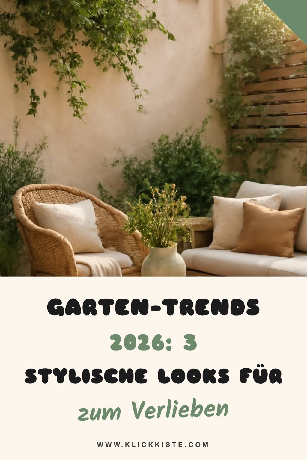 Garten-Trends 2026: 3 stylische Looks für den Sommer — Detail