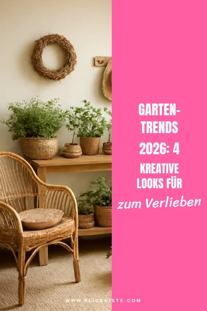 Garten-Trends 2026: 4 kreative Looks für dein Outdoor-Paradies