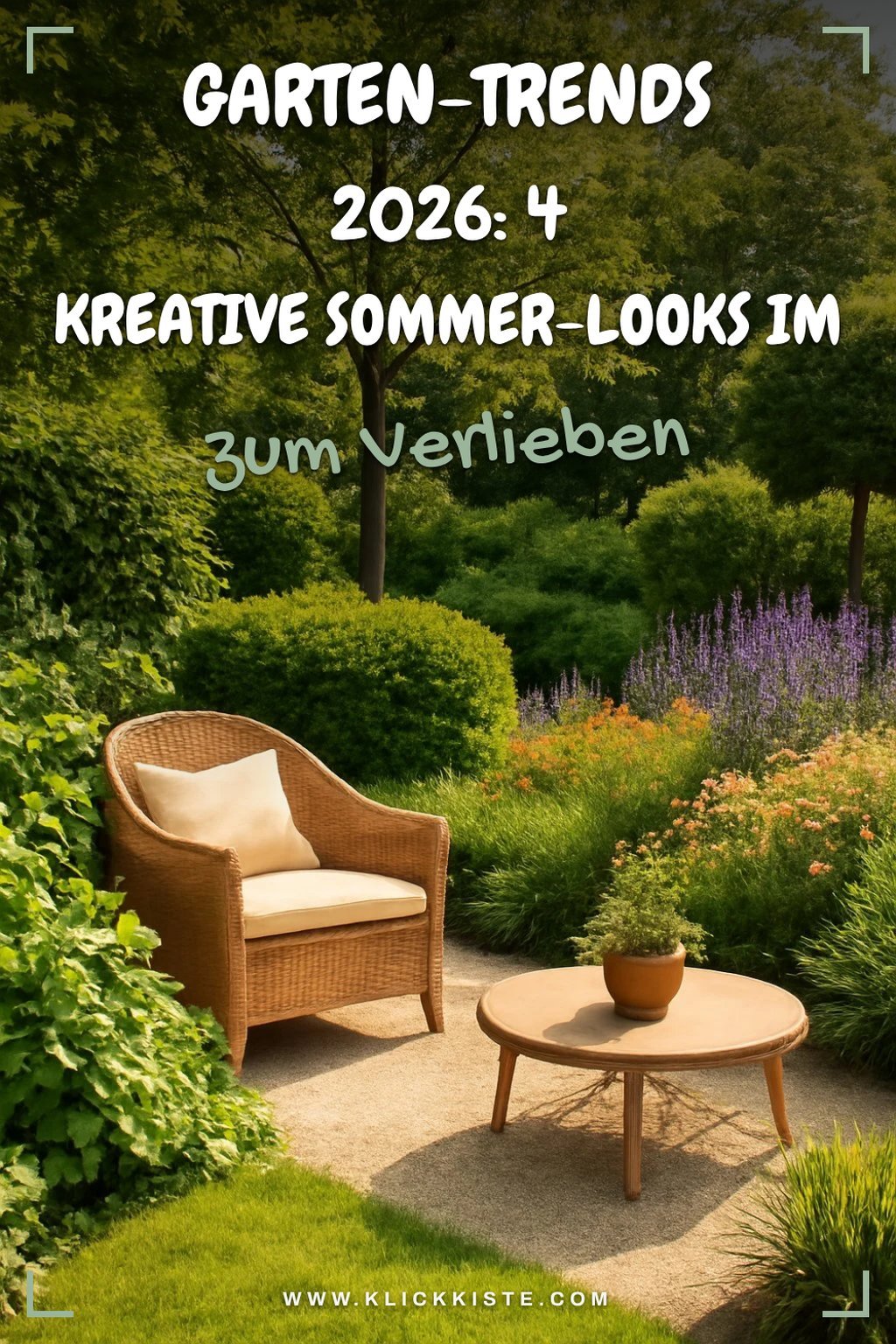 Garten-Trends 2026: 4 kreative Sommer-Looks im Überblick — Trend-Beispiel