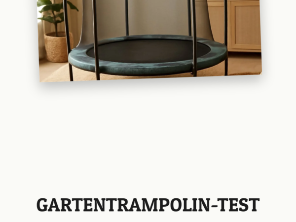 Gartentrampolin-Test 2026: Die besten Modelle im Test