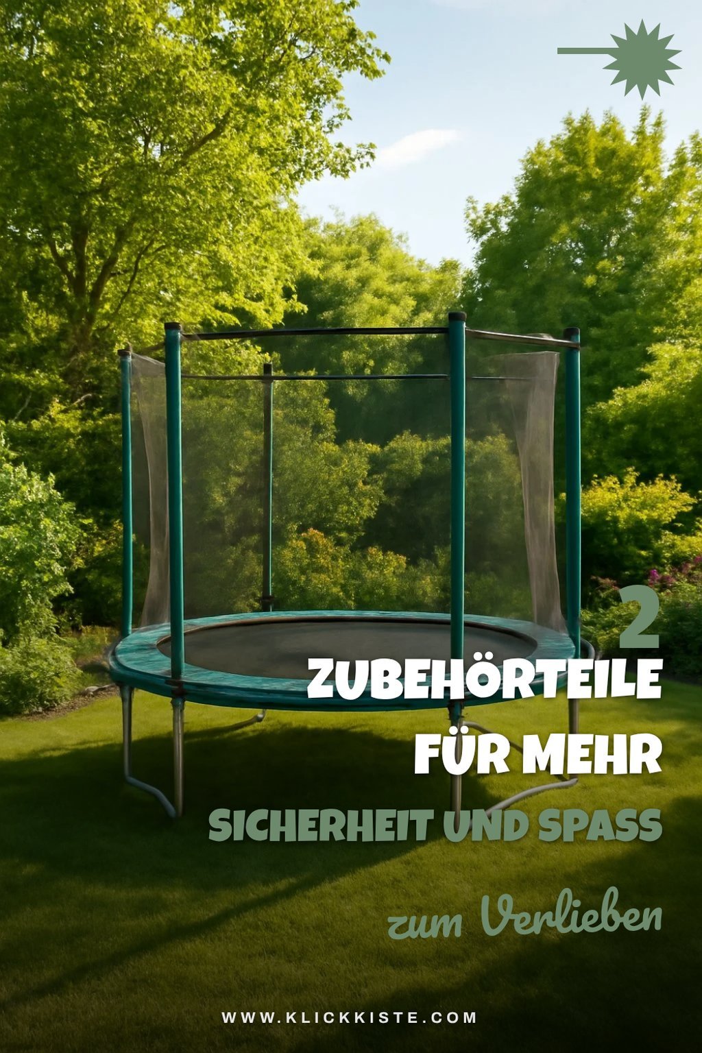 Zubehör für dein Gartentrampolin