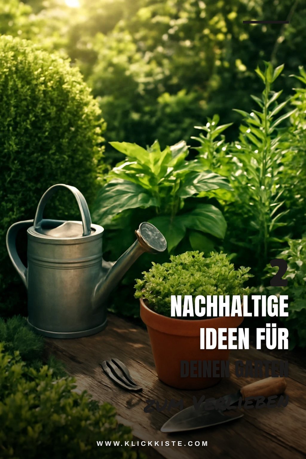 Gestalte deinen Garten nachhaltig