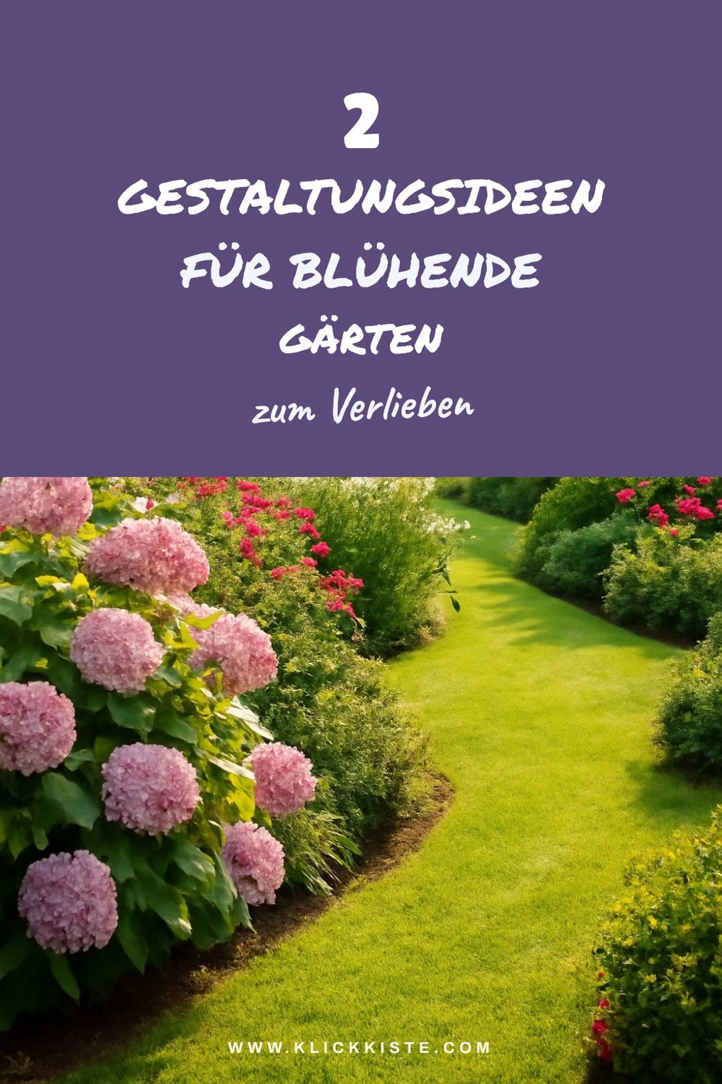 Gestaltungselemente für eine blühende Oase