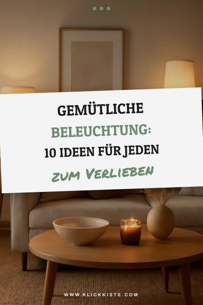Gemütliche Beleuchtung: 10 Ideen für jeden Raum