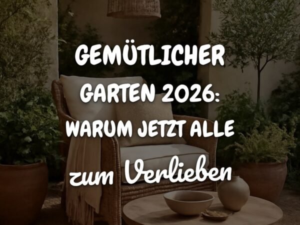 Gemütlicher Garten 2026: Warum jetzt alle auf diesen Trend setzen
