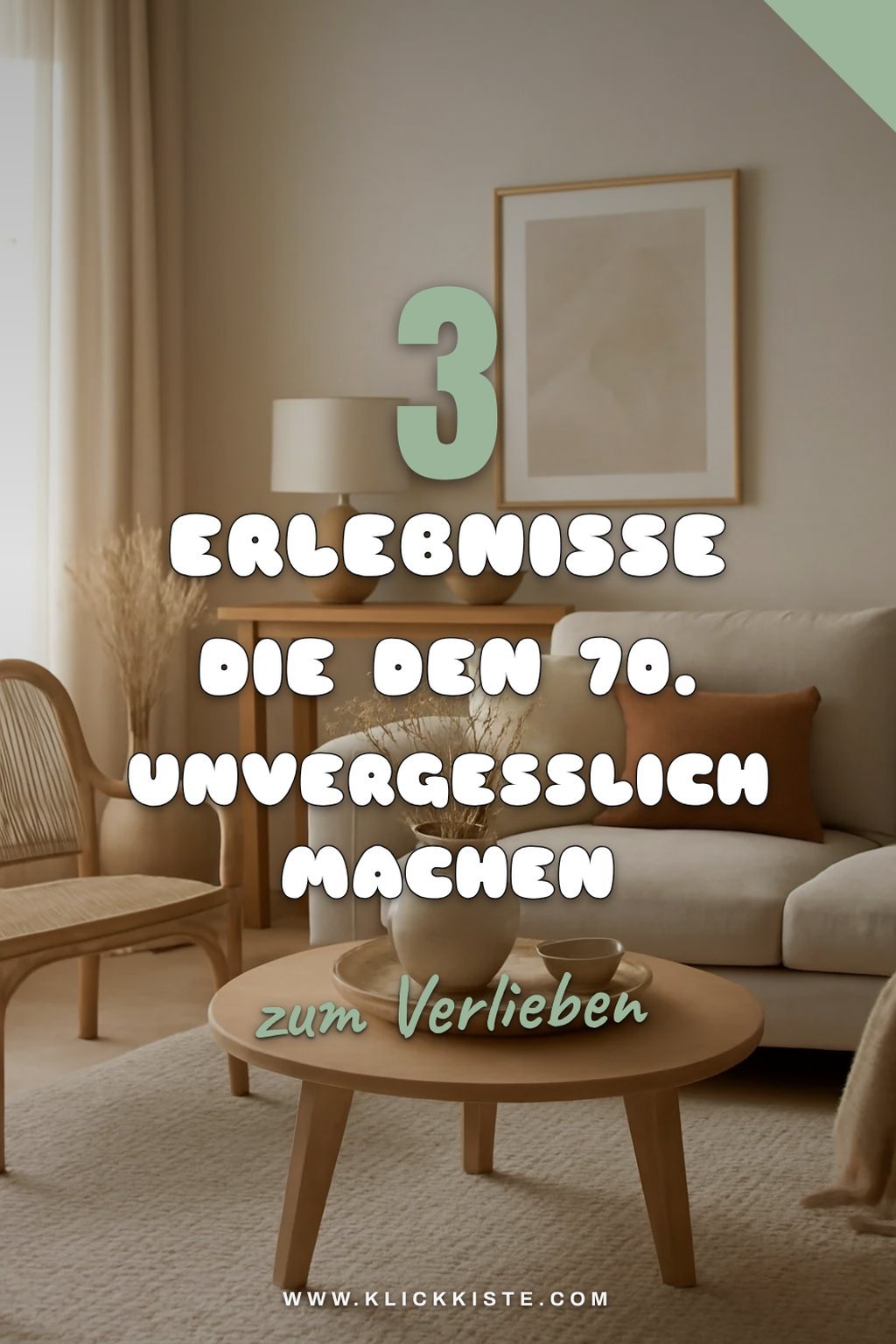 10 unvergessliche Erlebnisse für den 70. Geburtstag