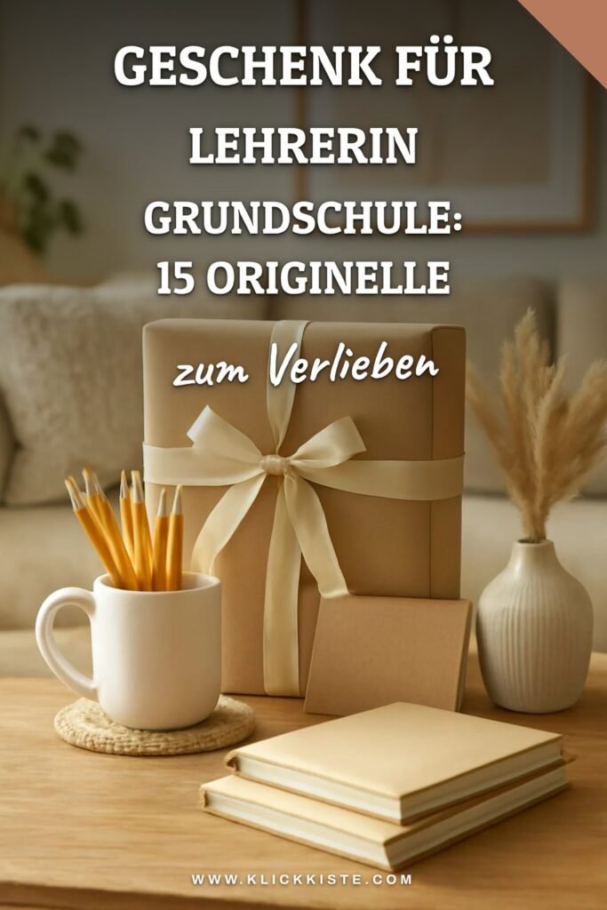 Geschenk für Lehrerin Grundschule: 15 originelle Ideen für 2026