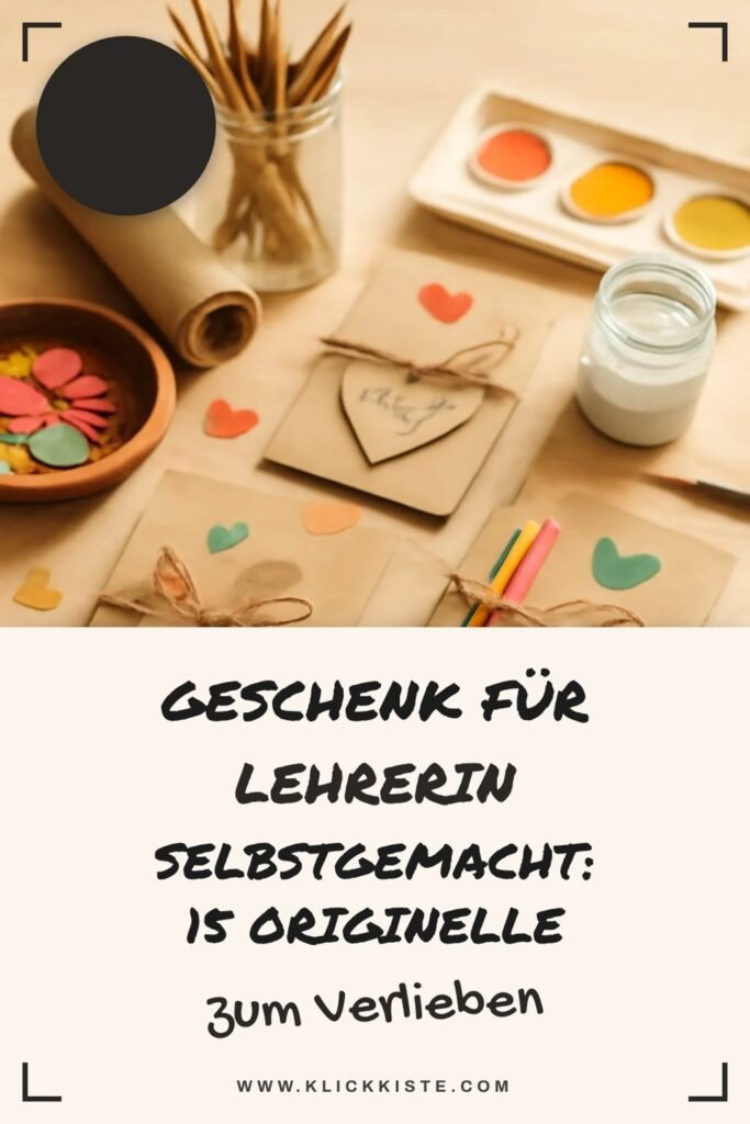 Geschenk für Lehrerin Selbstgemacht: 15 originelle Ideen für 2026