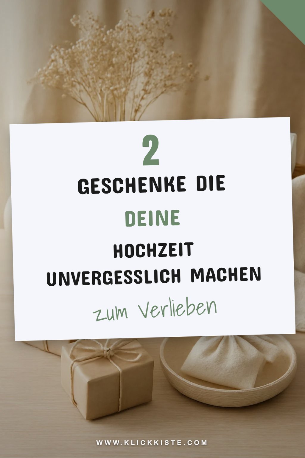 So zauberst du kleine Geschenke für Hochzeitsgäste