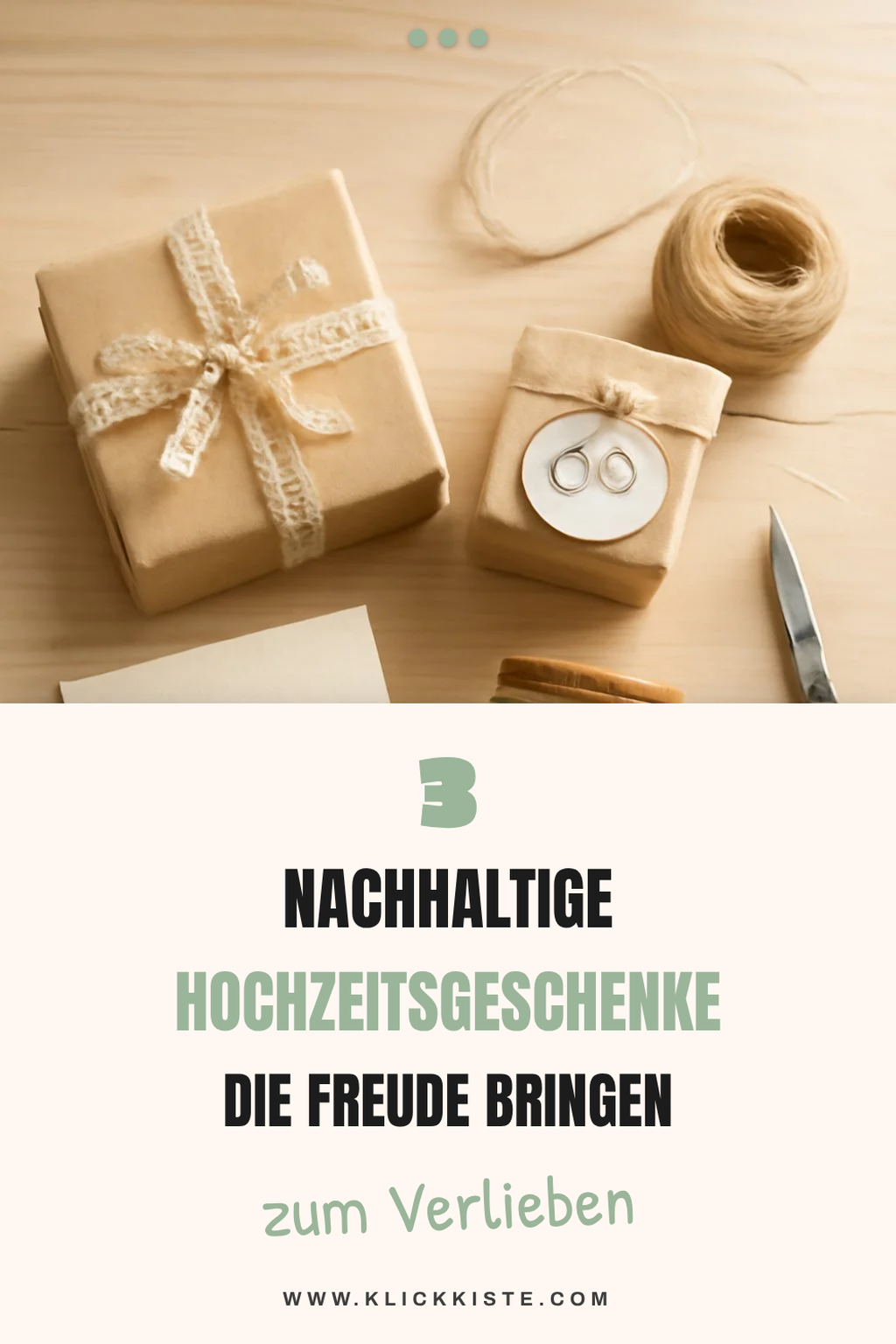 Diese 3 nachhaltigen Geschenke erfreuen jedes Paar