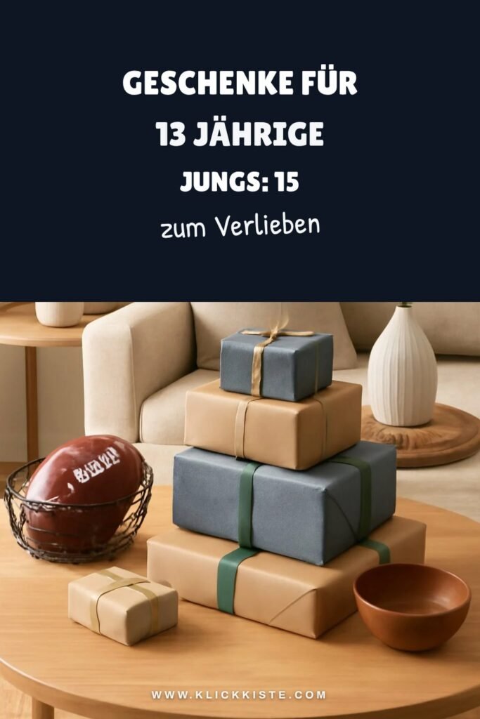 Geschenke für 13 Jährige Jungs: 15 originelle Ideen für 2026