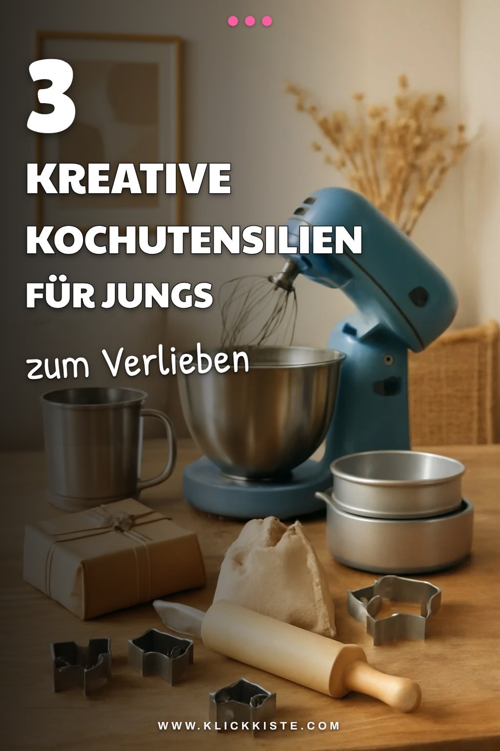 Kreative Kochutensilien für Jungs