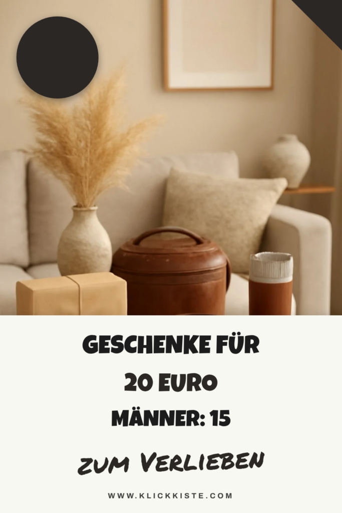 Geschenke für 20 Euro Männer: 15 originelle Ideen für 2026