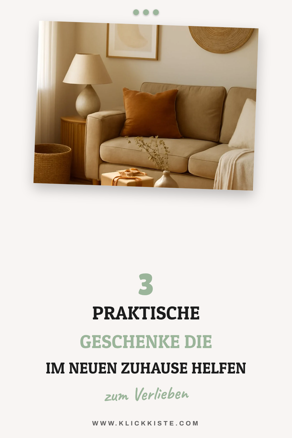 Praktische Geschenke für die Wohnung