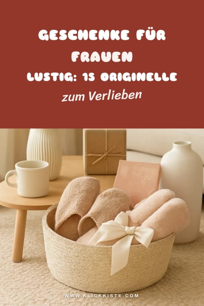 Geschenke für Frauen Lustig: 15 originelle Ideen für 2026
