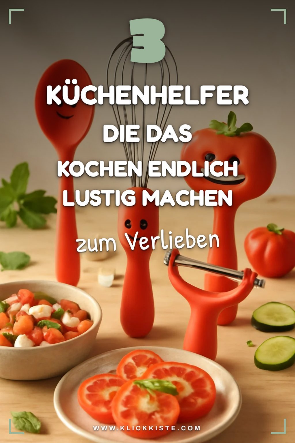 Diese 3 lustigen Küchenhelfer machen das Kochen zum Vergnügen