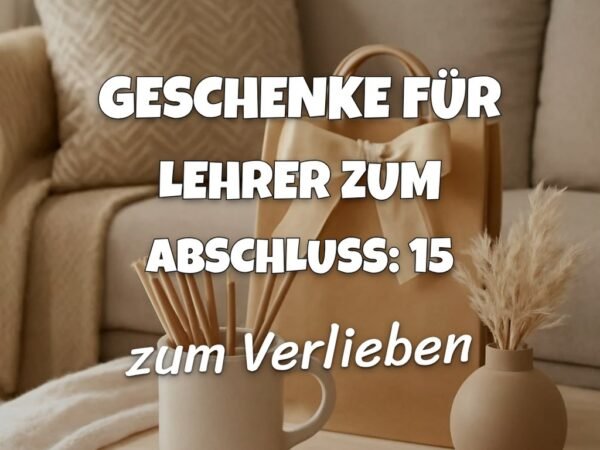 Geschenke für Lehrer zum Abschluss: 15 originelle Ideen für 2026