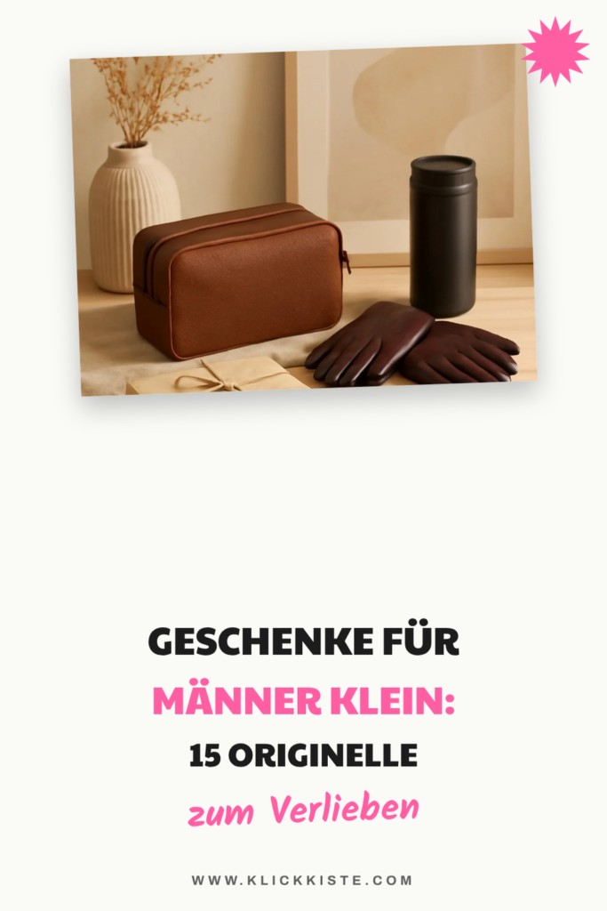 Geschenke für Männer Klein: 15 originelle Ideen für 2026