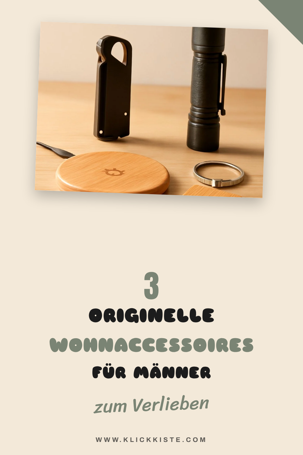Originelle Wohnaccessoires für Männer