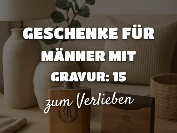 Geschenke für Männer mit Gravur: 15 originelle Ideen für 2026